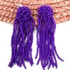 Feversave Pendientes Candy Morado Pendientes